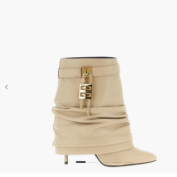 Givenchy Women's Beige Sheep Leather Stiletto Boots 95MM heel NWT - Picture 2 of 13